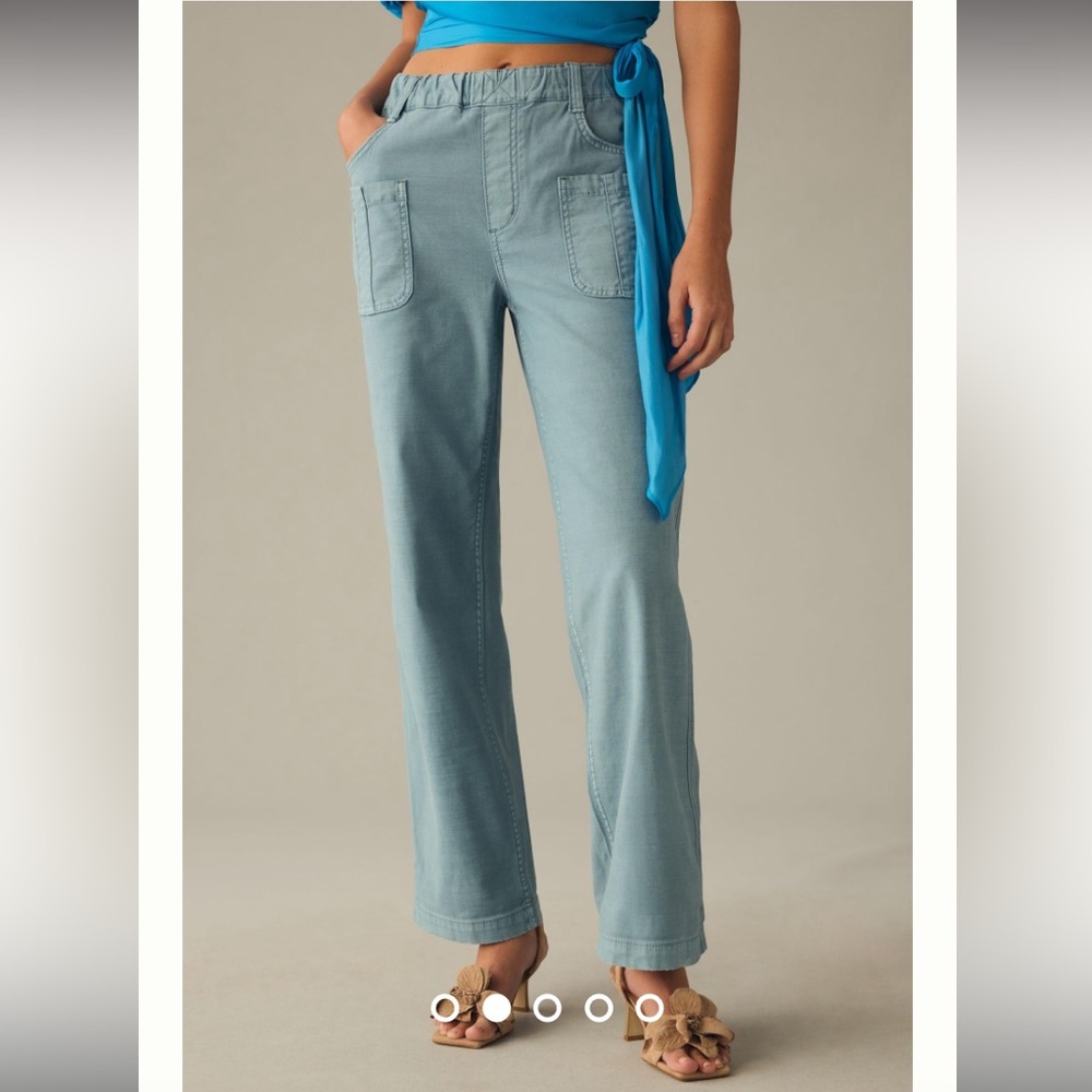 Pilcro Anthropologie baby blue pants